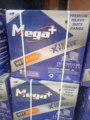 Mega Tubular Battery 220ah12v With 1year Warranty.