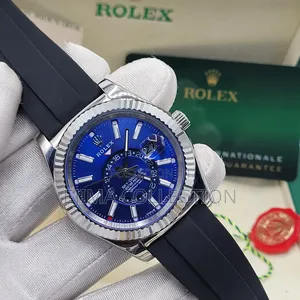 Rolex Sky -Dweller Leather Comes With Rubber Straps, Leather and Chain