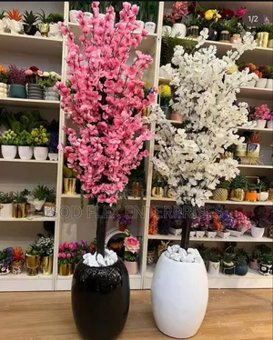Luxurious Artificial Flower  With Fiber Pot/Vase