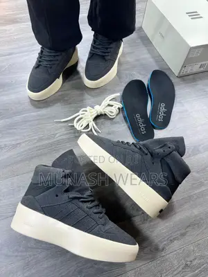 New Addidas X Fear of God Athletetics 86 HI BLACK