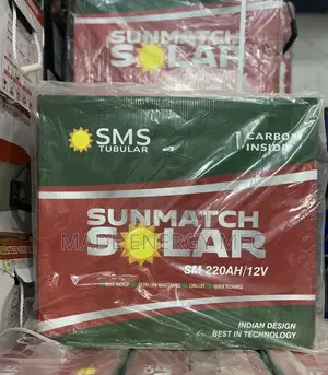 Sunmatch Tubular Battery 220ah
