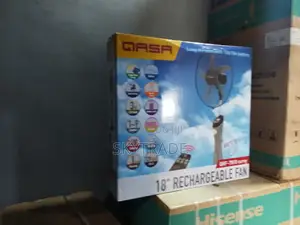Newly Made QASA Standing 18inch Rechargeable Fan