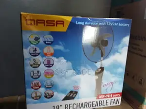 QASA 18" Rechargeable Curvy Fan