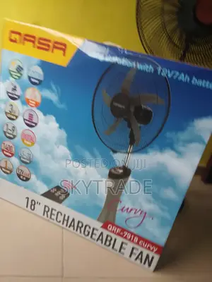 Air Cooling QASA 18inch Rechargeable Fan + Light