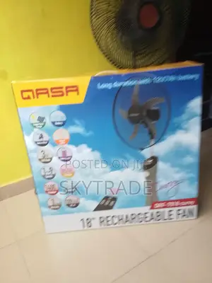 New-in 18" QASA Rechargeable Fan