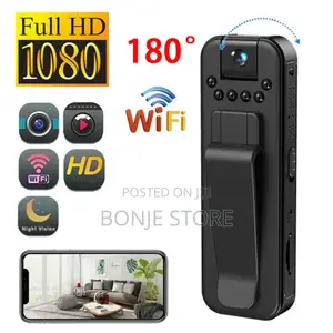 180° HD Mini Camera With Night Vision 1080p - Rechargeable