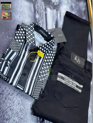 Luxury Dior Shirt and Jeans