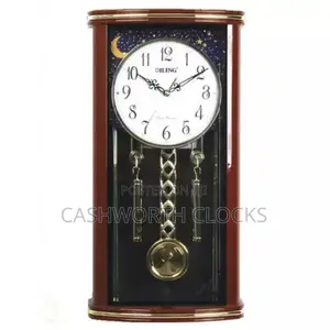 72x 45cm Pendulum With Chimes Luxury Wall Clock.