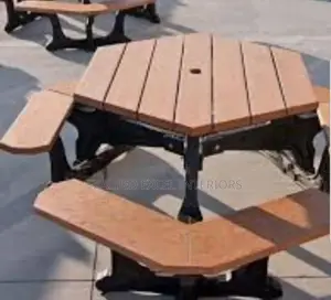 Wooden Restaurant Outdoor Set