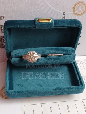 Mossanite Diamond Stone Set of Wedding Ring - 00025