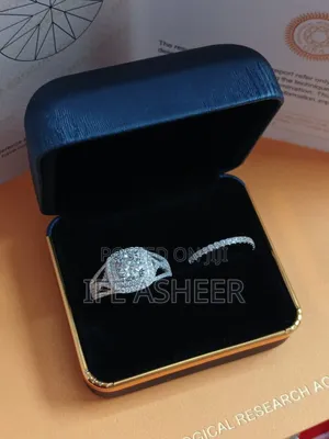 Mossanite Diamond Stone Set of Wedding Ring - 00027