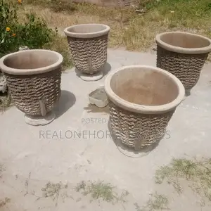 Concrete Big Pot for Flowers, Herbs for Hotel, School, Homes
