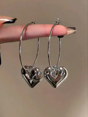 Clear Crystal Silver Round Drop Earrings