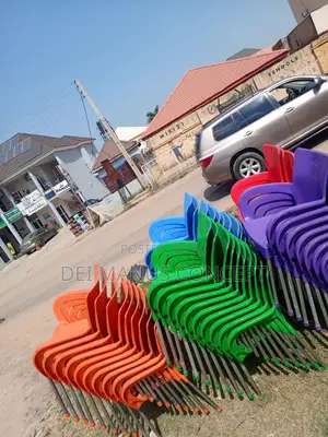 Plastic Chair With Iron Leg