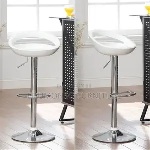 Flyelf 2 X Bar Stools Lunch Chair Footrest 360° Rotating