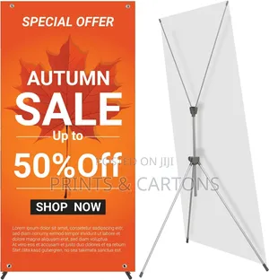 X-Shape Banner Stand Printing 01