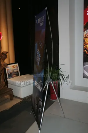 Adjustable X Banner Stand Branding 05