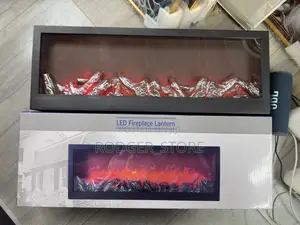 Fireplace Glass Face Multicolored With Remote