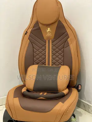Brown Color Leather Car Seat Cover