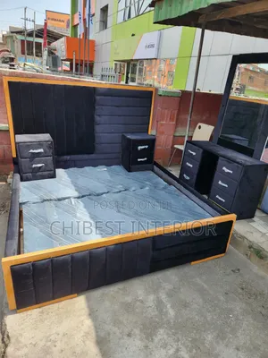 High Quality Padded Queen Size Bed