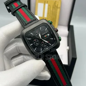 Gucci Chronograph Wristwatch Black
