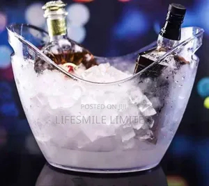 White Acrylic Champagne Buckets