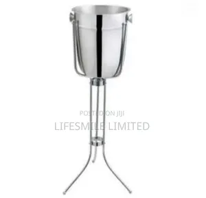 Stainless Wine Bucket With Stand