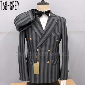 Quality Patterned Double Breasted Turkish Men’S Suit