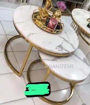 2 in-1 Marble Center Table