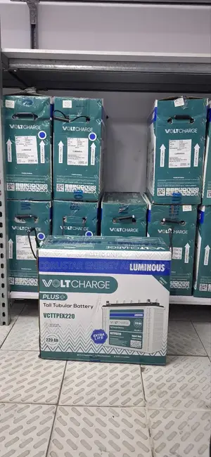 Luminous Voltcharge PLUS 220ah 12V Tall Tubular Battery