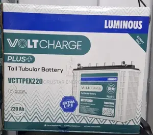 Luminous Voltcharge PLUS 220ah 12V Tall Tubular Battery