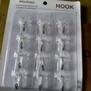 Strong Glue Multipurpose Hook- 12pcs