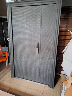 4ft - Black Galvanised Steel Door