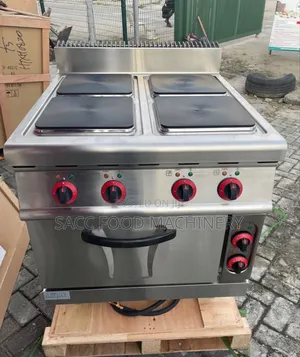 Industrial Electric Cooker/Hot Plates (4 Burner With Oven)