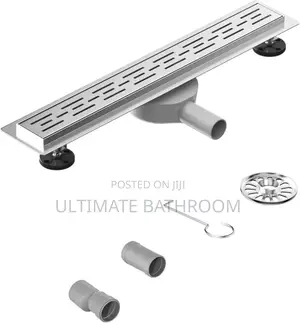 60cm Side Outlet Bathroom Floor Drain With 360° Siphone
