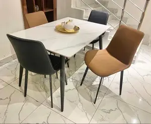 Marble Dinning Table and Chairs