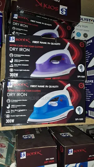 Solar Iron 300w Pressing Iron for Homes/ Dry Cleaning