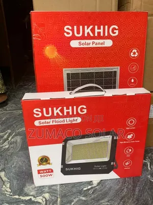 High Standard 500watts Solar Security Floodlight