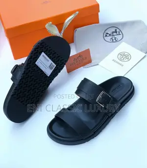 Hermes Luxury Slippers for Men Available in Store