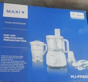 800w Maxi Food Processor, White Color, 1.5 Liters.