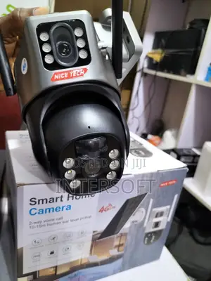 5mp 4g Dual Lens Solar Powered Alarm PTZ Security Camera