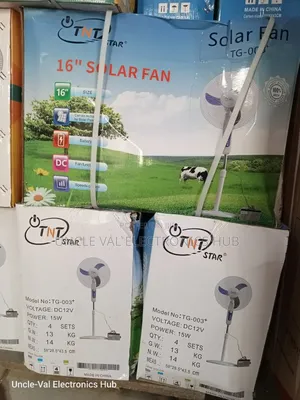 TNT Star 16" Solar DC Fan
