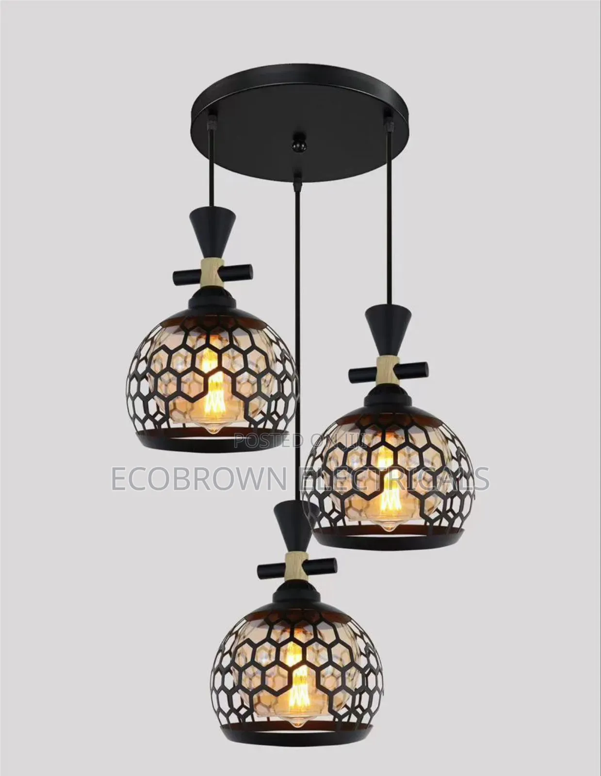 3in1 Veranda, Balcony Chandelier Fitting Light