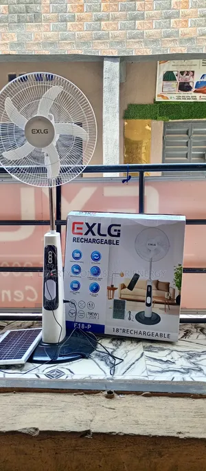Exlg Ac/Dc Rechargeable Fan