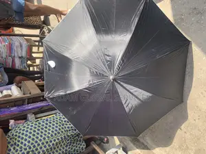Plain Black Umbrella