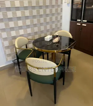 3 Seater Marble Dinning Set