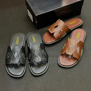 Original Amiri Leather Slippers