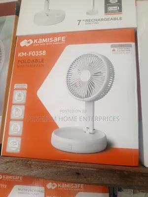 Kamisafe Rechargeable Table Foldable Fan