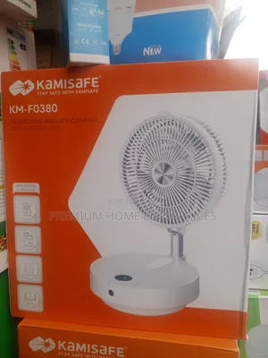 Kamisafe Adjustable Rechargeable Table Fan F0380