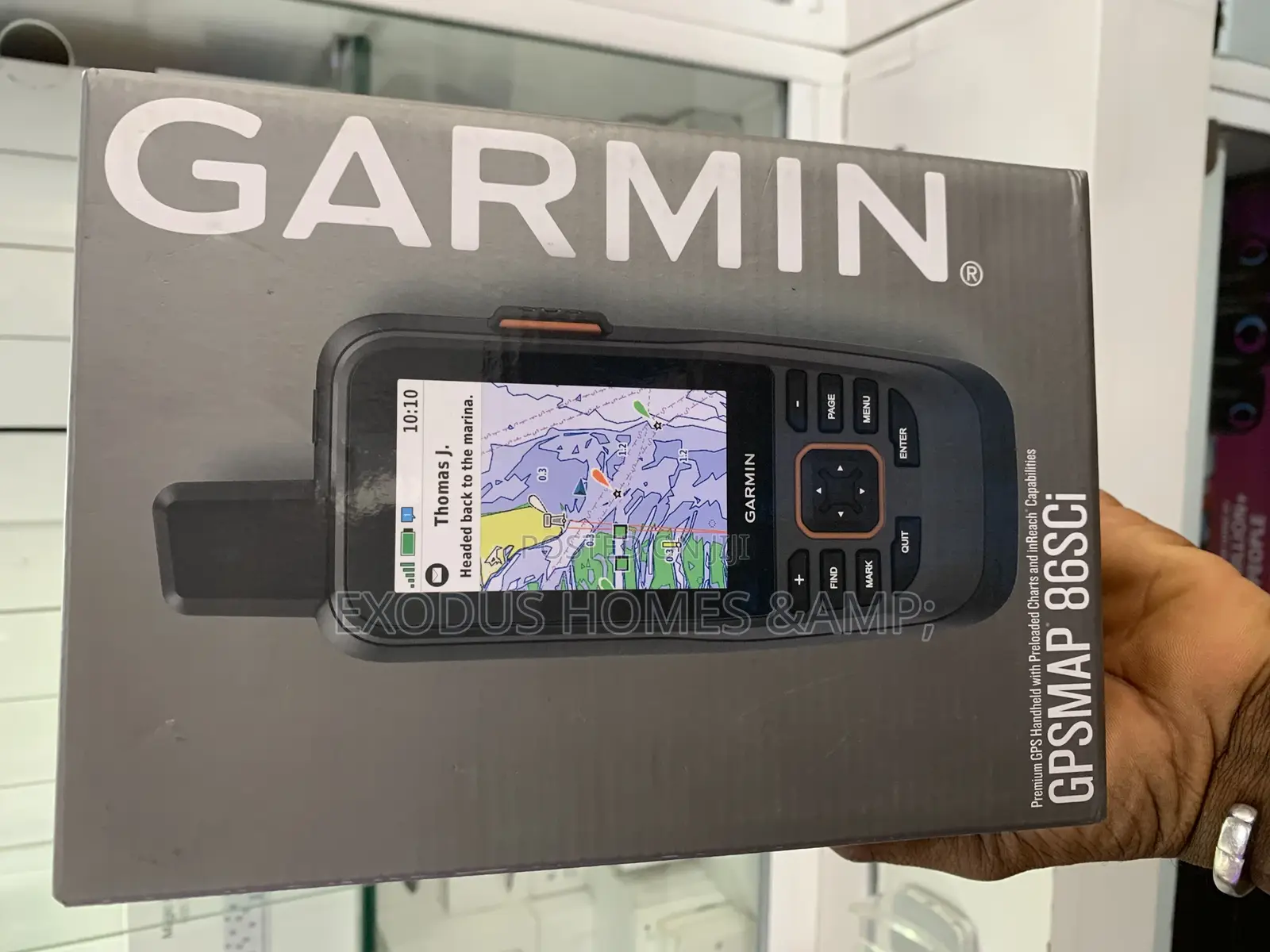 Garmin GPSMAP 86sci, Floating Handheld GPS With Button Etc